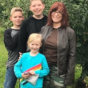 Women's Brown Faux Leather Jacket